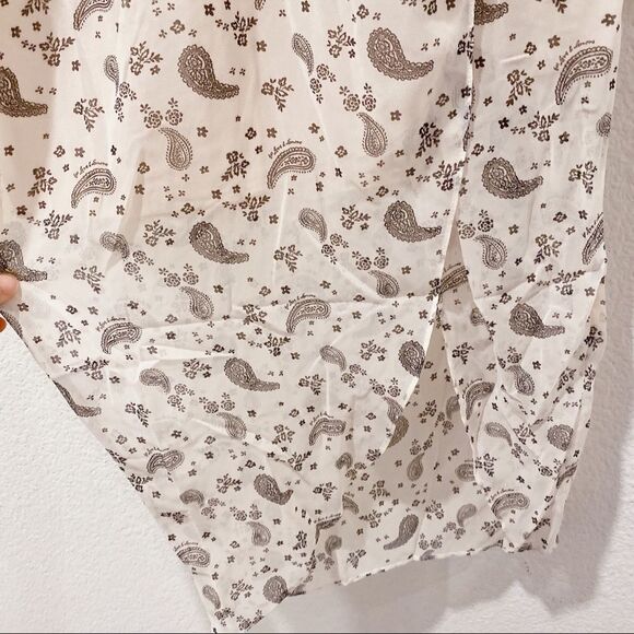 FOR LOVE & LEMONS PAISLEY MIDI DRESS size L - Picture 8 of 12